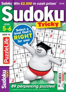 PuzzleLife Sudoku Tricky – June 2022
