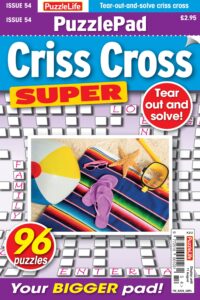 PuzzleLife PuzzlePad Criss Cross Super – Issue 54 July 2022
