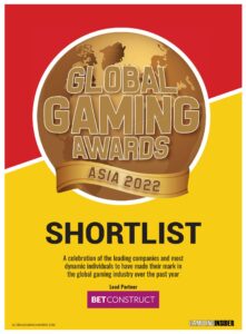 Gambling Insider – Global Gaming Awards Asia 2022 Shortlist