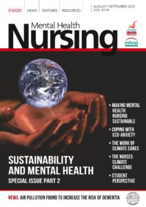 Mental Health Nursing – August-September 2022