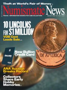 Numismatic News – 16 September 2022