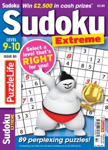 PuzzleLife Sudoku Extreme – Issue 80, 2022
