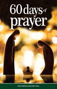 60 Days of Prayer – December-January 2023