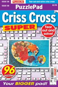 PuzzleLife PuzzlePad Criss Cross Super – Issue 58 2022