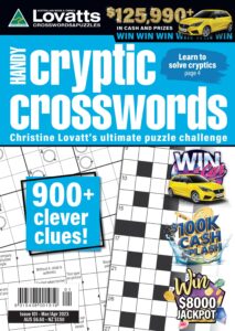 Lovatts Handy Cryptic – March-April 2023