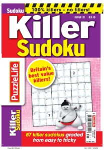 PuzzleLife Killer Sudoku – Issue 31 2023