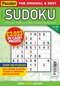Puzzler Sudoku – No 238, 2023