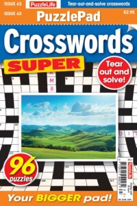 PuzzleLife PuzzlePad Crosswords Super – Issue 63 March 2023