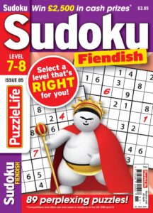 PuzzleLife Sudoku Fiendish – Issue 85, 2023