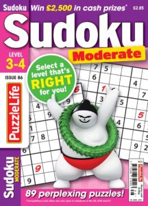 PuzzleLife Sudoku Moderate – April 2023