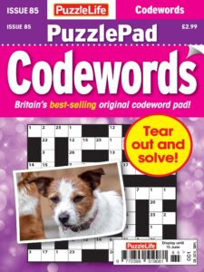 PuzzleLife PuzzlePad Codewords – Issue 85, 2023