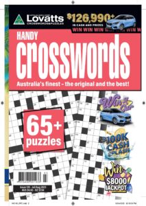 Lovatts Handy Crosswords – 25 June 2023