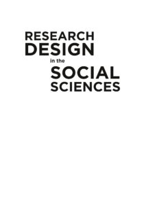 Research Design in the Social Sciences Declaration, Diagnos…