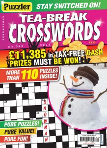 Puzzler Tea-Break Crosswords – Issue 340  December 2023