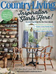 Country Living USA  February March 2024 228x300 