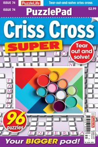 PuzzleLife PuzzlePad Criss Cross Super – Issue 74 – January…