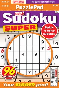 PuzzleLife PuzzlePad Sudoku Super – Issue 34 – 22 February …