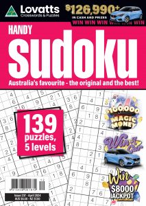 Lovatts Handy Sudoku – Issue 237 2024